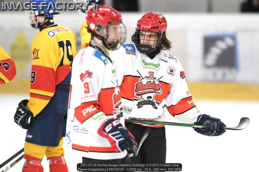 2021-01-24 Hockey Asiago-Valpellice Bulldogs U19 0473 Cristian Long